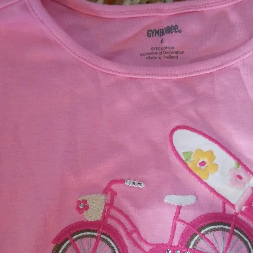 Gymboree 6 shirt bow leggings outfit bundle girls‎